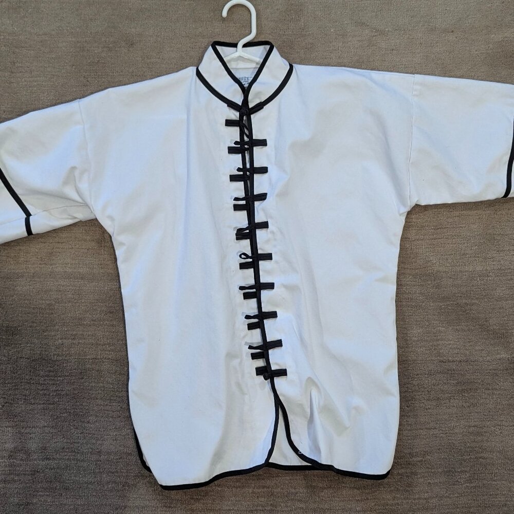 Kids Short Sleeve Interloop Kung Fu top